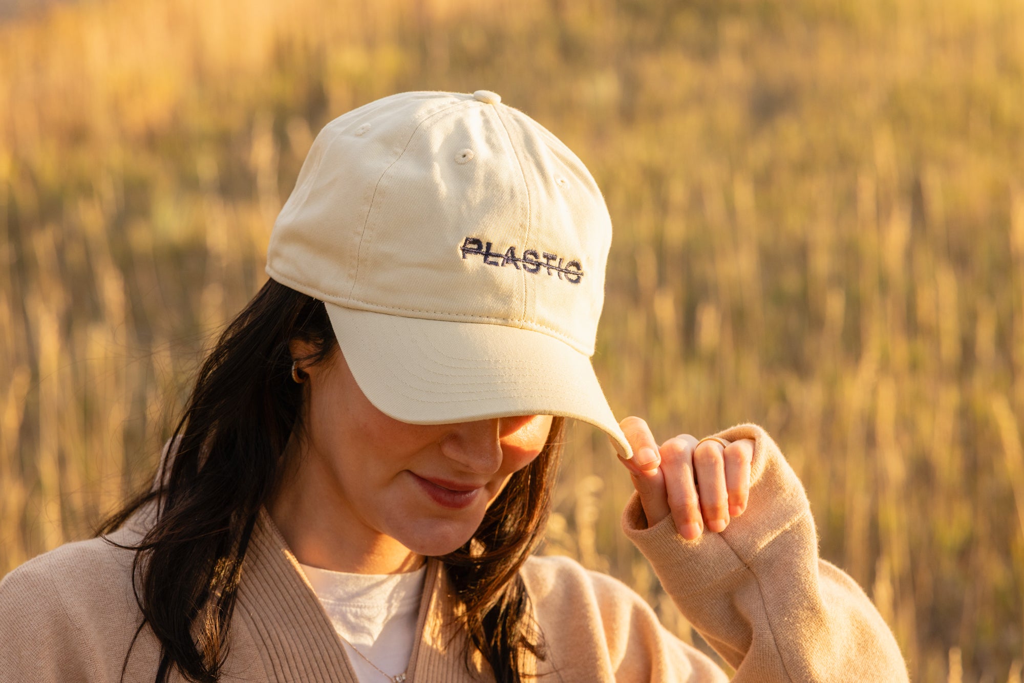 Anti-Plastic Khaki Dad Hat