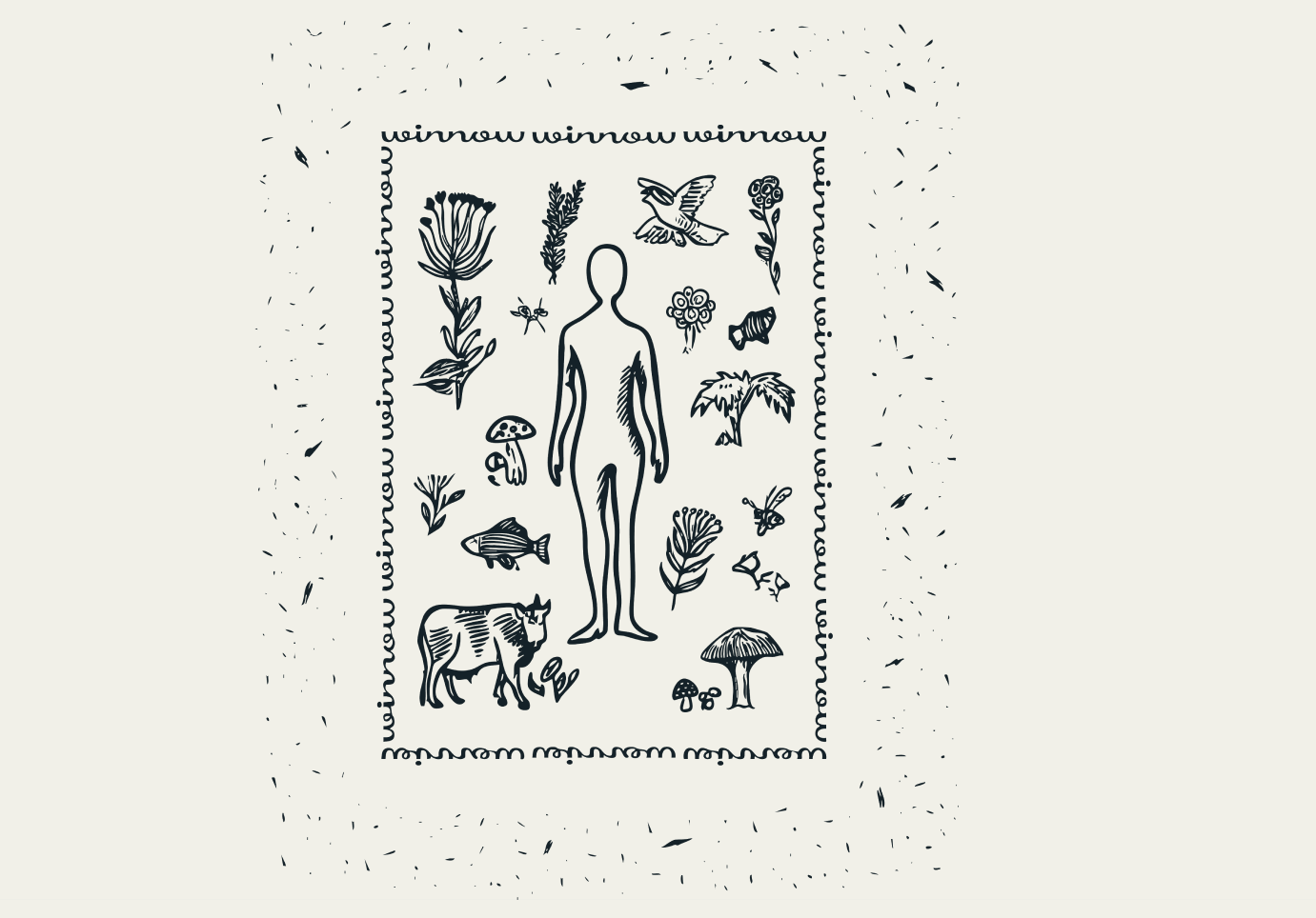 Life In Plastic Not Fantastic Long Sleeve Khaki Tee