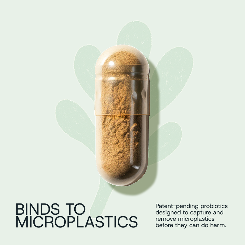 PRE ORDER: Starter Pack | Daily Microplastic Binding + Digestive Health Probiotic (Jar + 30d Supply)